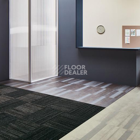 Forbo Allura Material 63454DR7-63454DR5 black marble (50x50 cm) фото 2 | FLOORDEALER